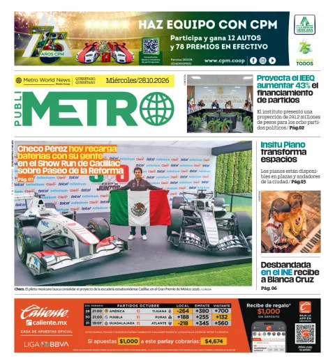 Portada de Publimetro Queretaro