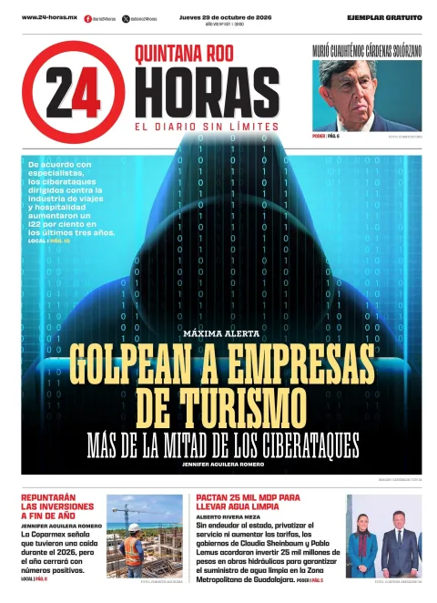 Portada de 24 Horas Quintana Roo