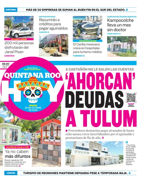 Portada de Quintana Roo Hoy (Portada)