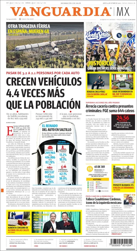 Portada de Vanguardia