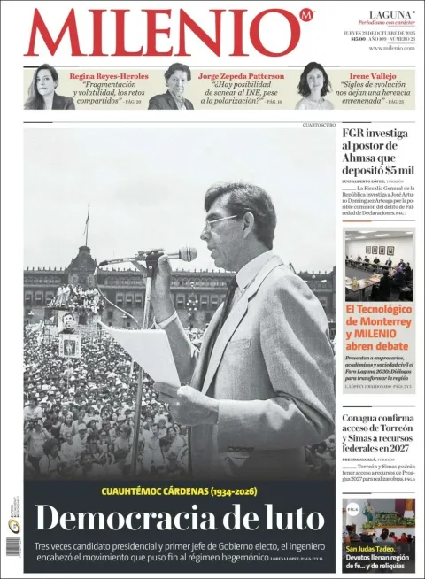 Portada de Milenio Laguna