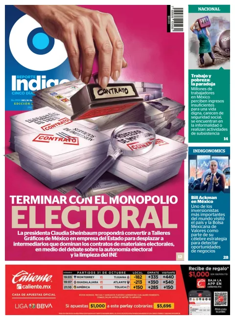 Portada de Reporte Indigo Nacional