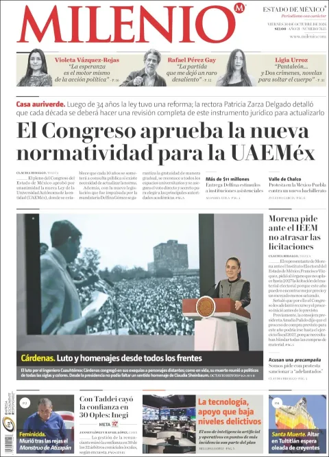 Portada de Milenio Edo de México