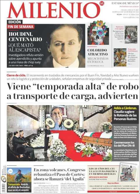 Portada de Milenio Edo de México