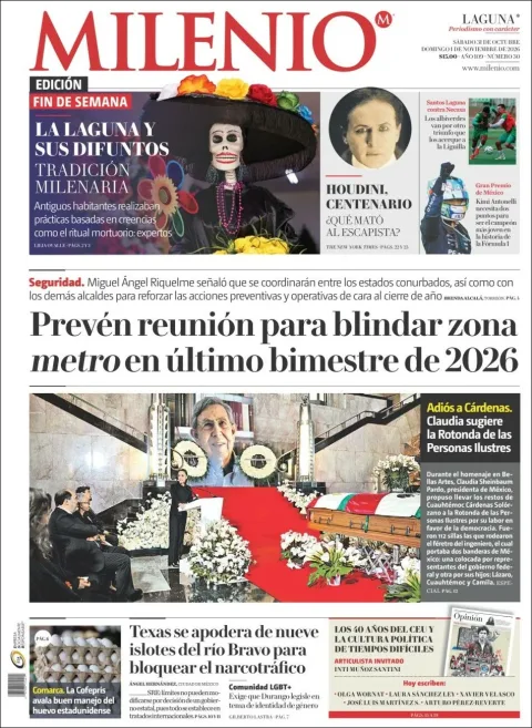 Portada de Milenio Laguna