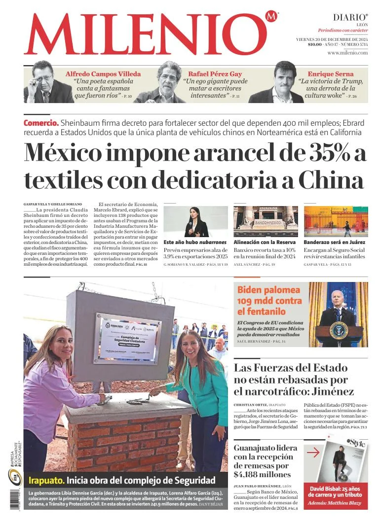 Portada de Milenio León