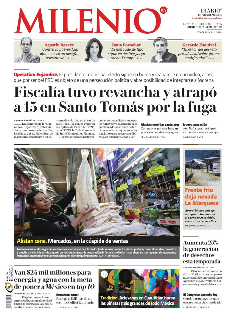 Portada de Milenio Edo de México