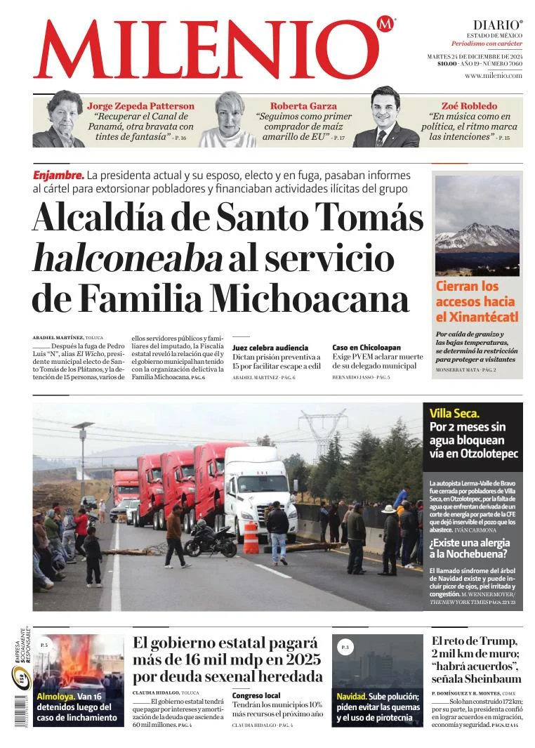 Portada de Milenio Edo de México
