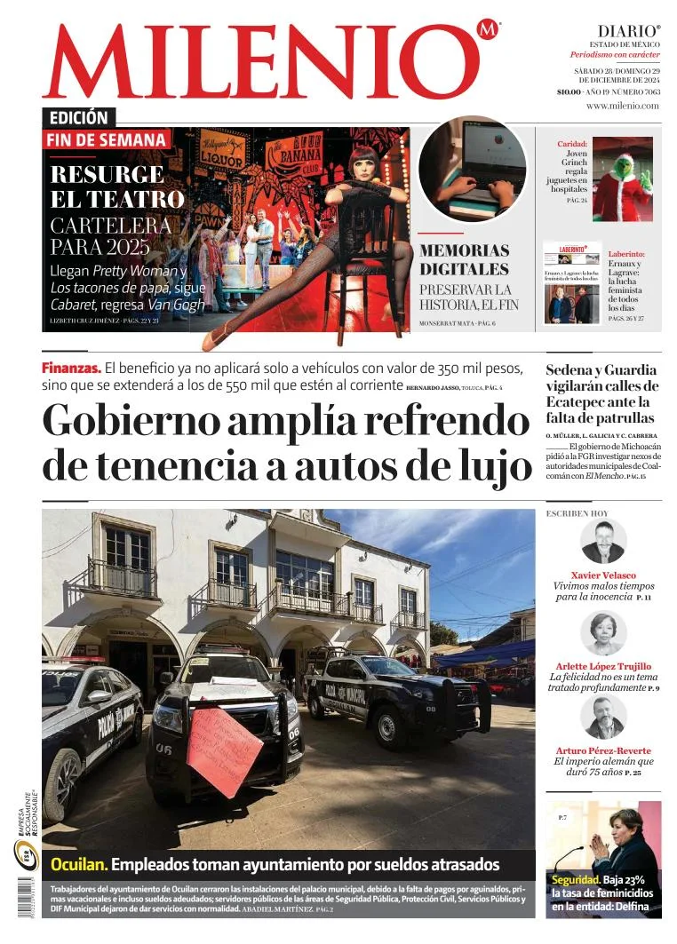 Portada de Milenio Edo de México