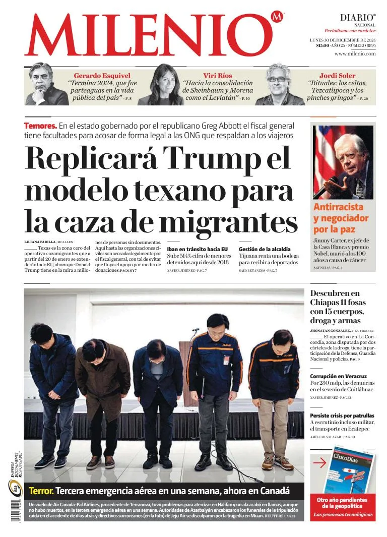 Portada de Milenio