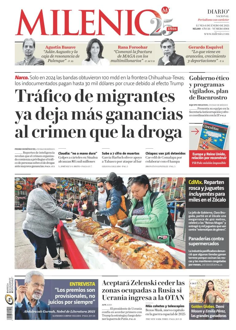 Portada de Milenio