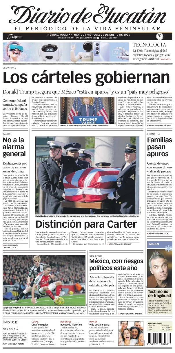Portada de Diario de Yucatán