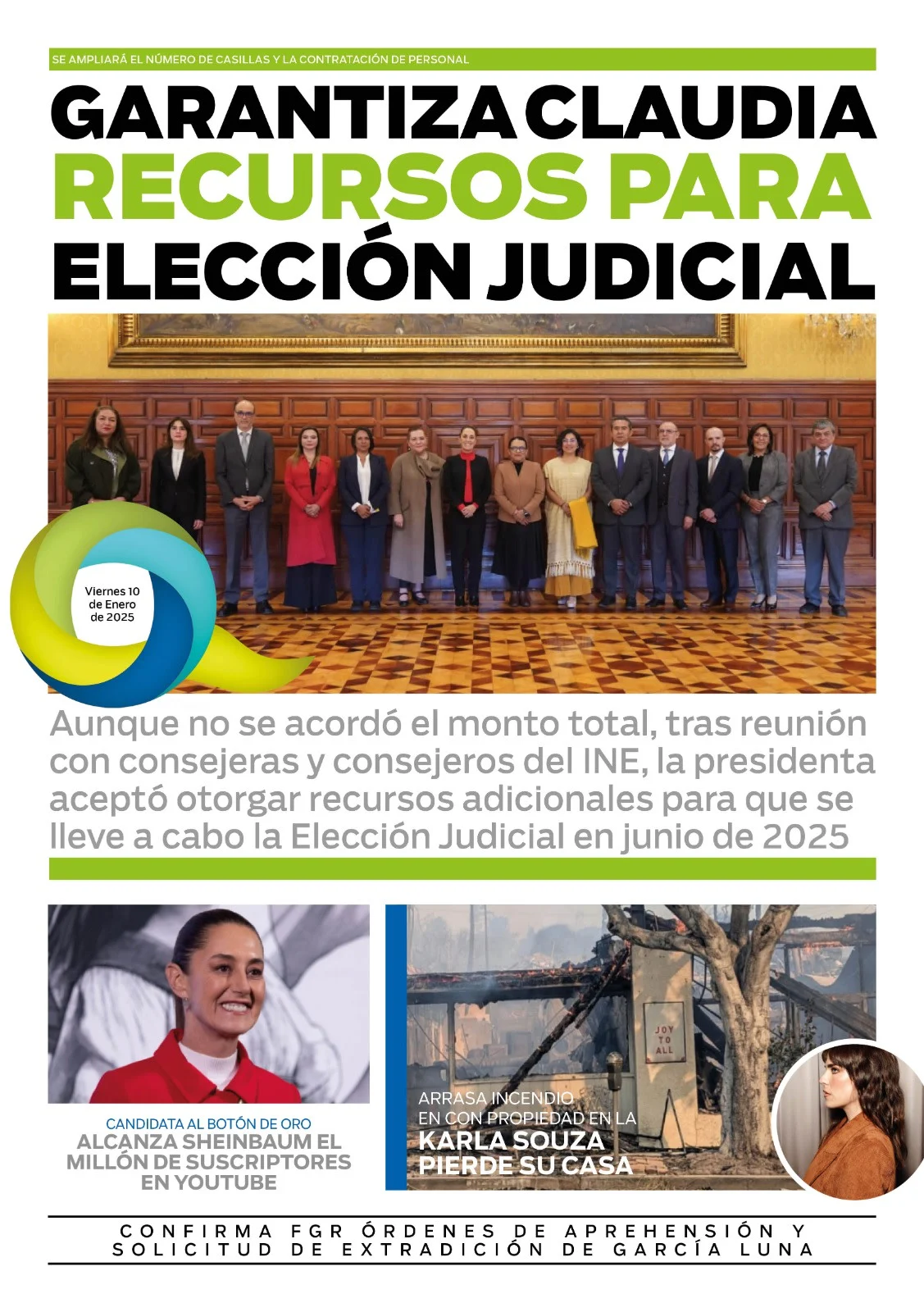 Portada de El Quintana Roo (contraportada)