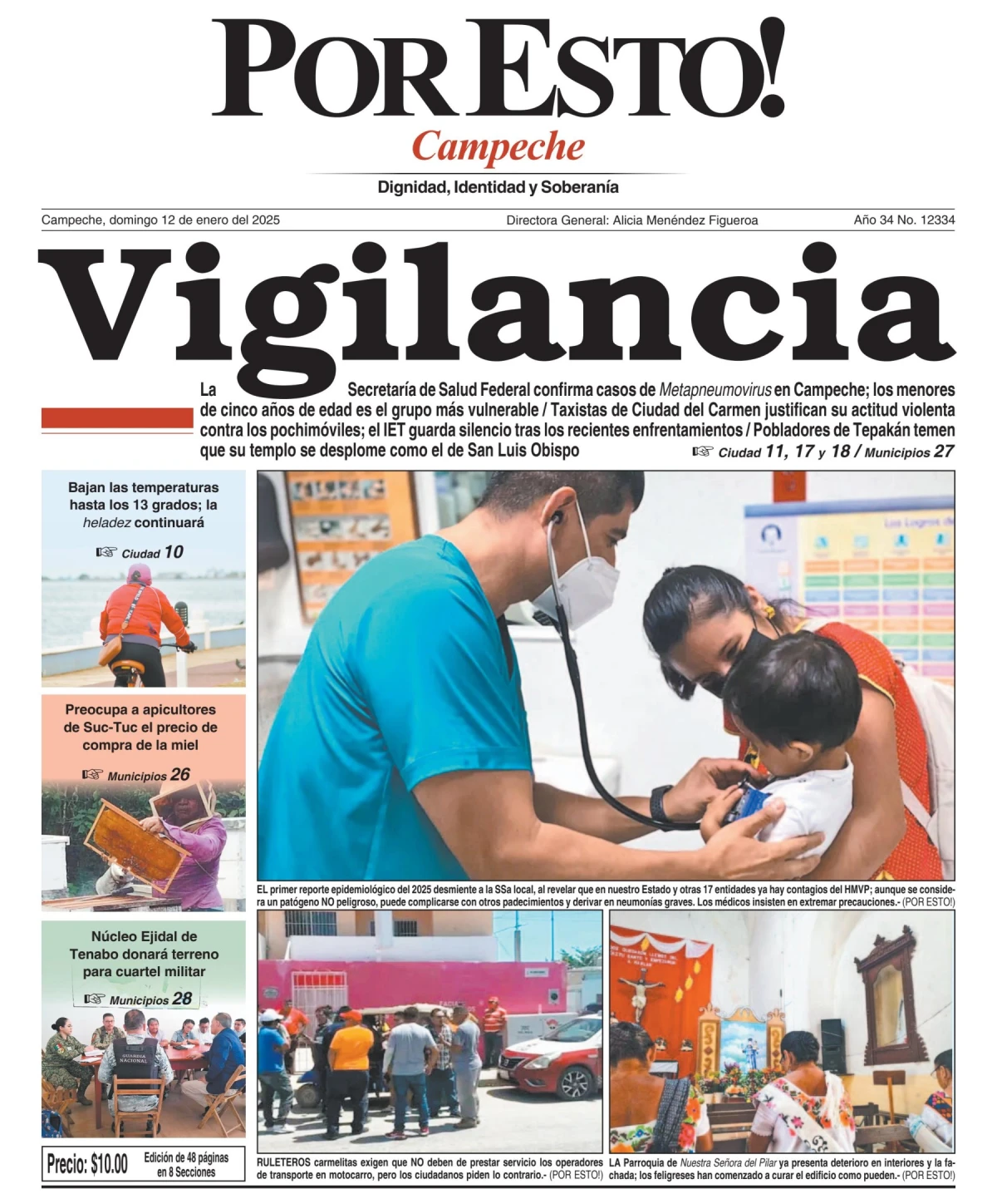 Portada de Por Esto (campeche)
