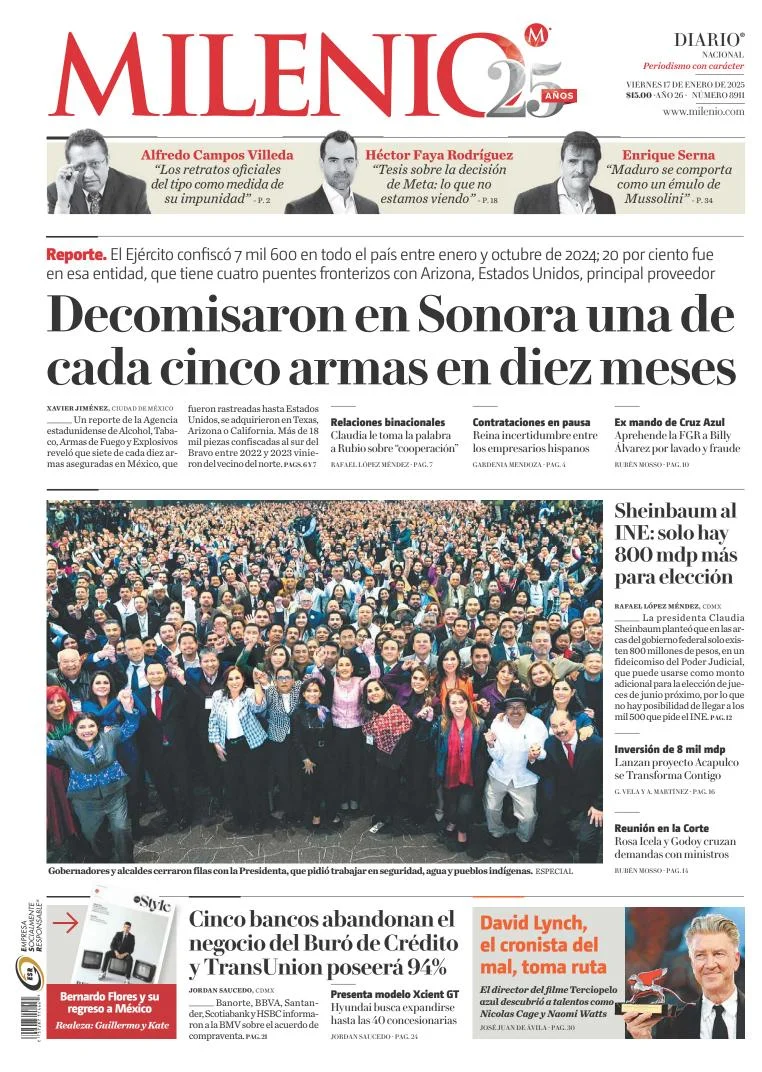 Portada de Milenio