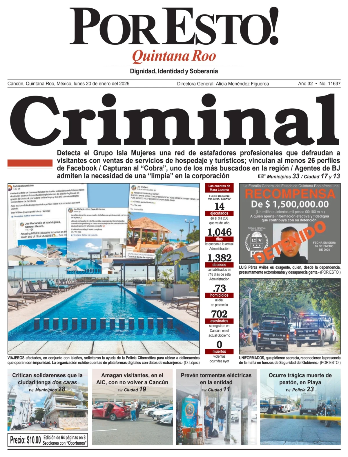 Portada de Por Esto (quintana Roo Cancun)