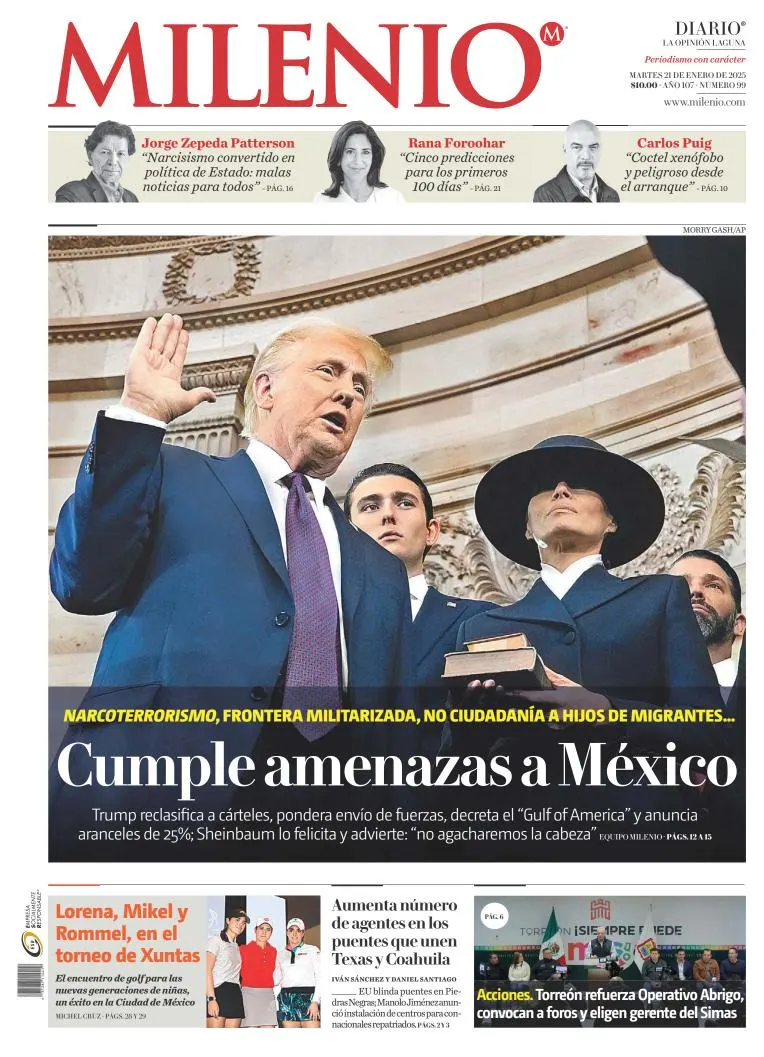 Portada de Milenio Laguna