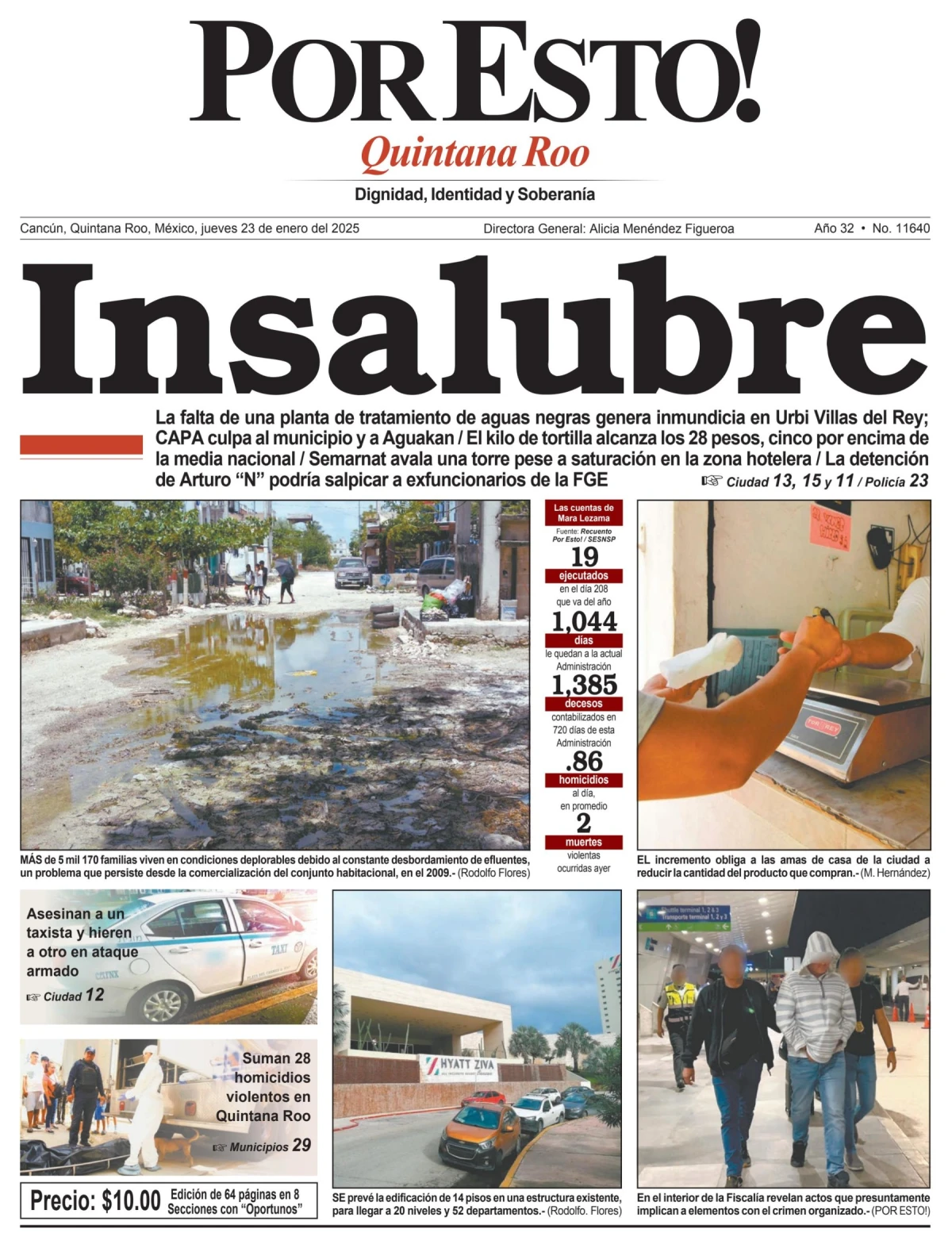 Portada de Por Esto (quintana Roo Cancun)