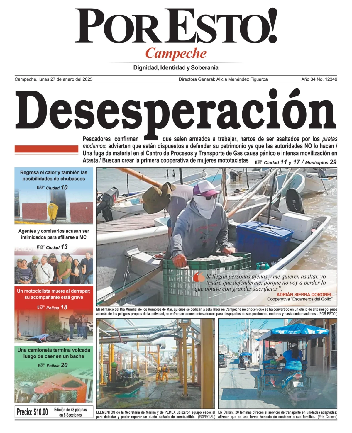 Portada de Por Esto (campeche)