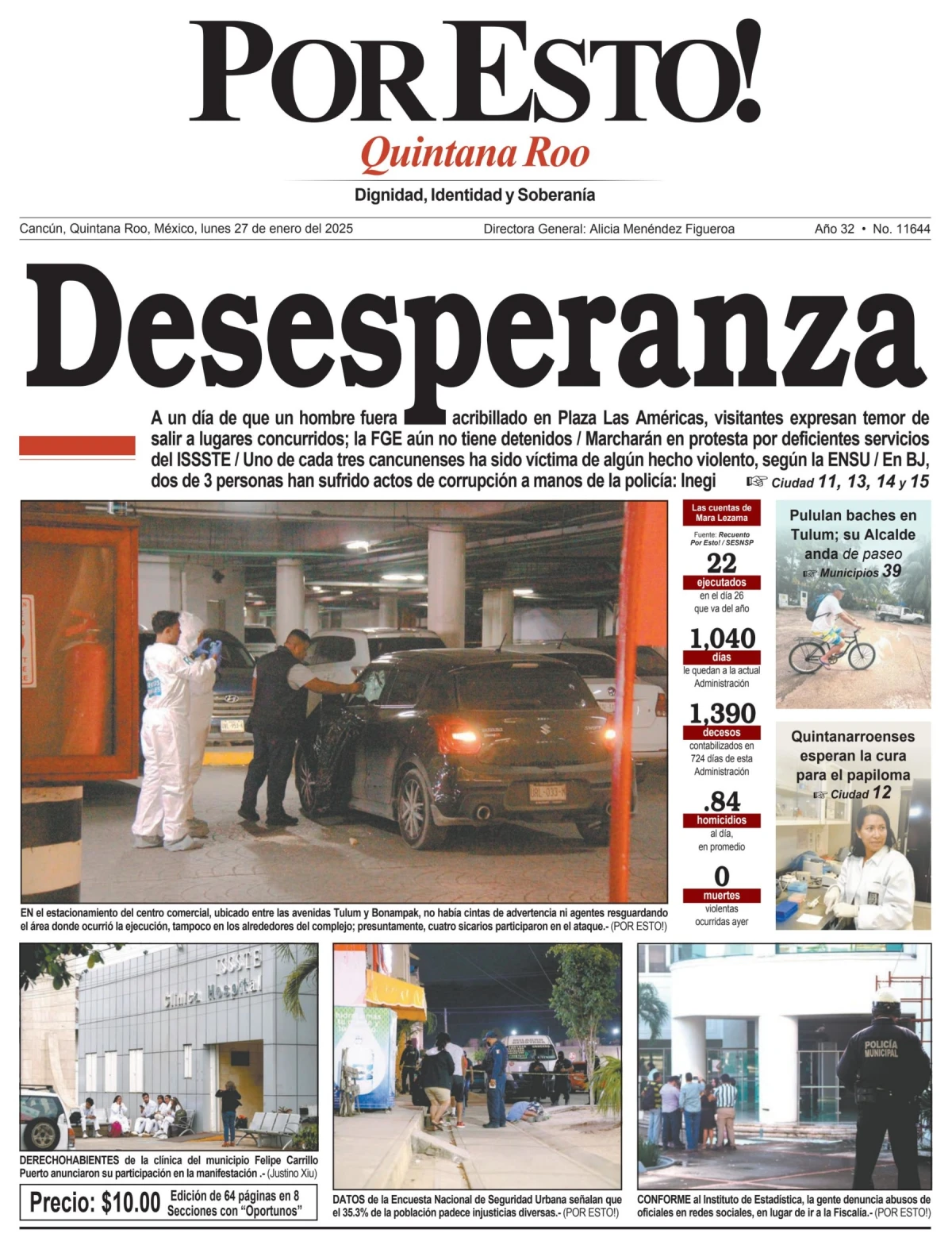 Portada de Por Esto (quintana Roo Cancun)