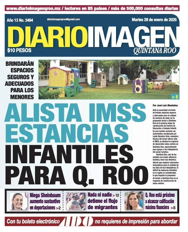 Portada de Diario Imagen Quintana Roo