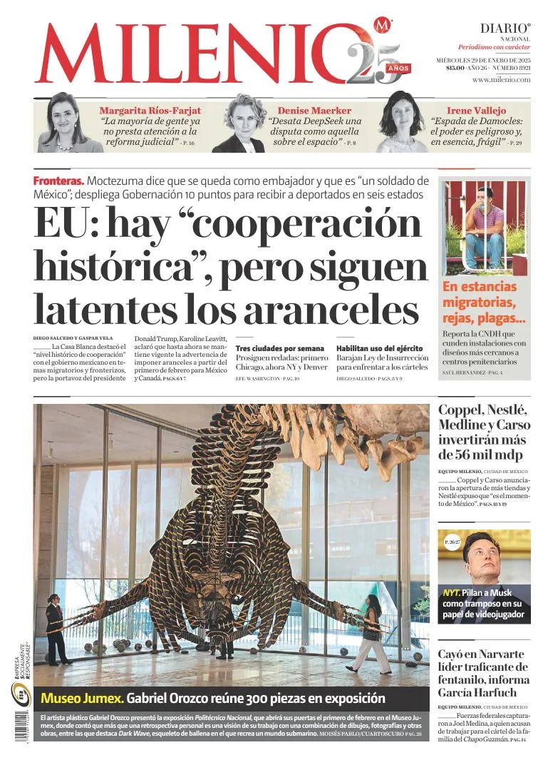 Portada de Milenio