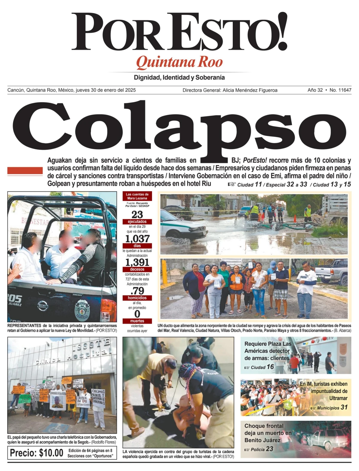 Portada de Por Esto (quintana Roo Cancun)