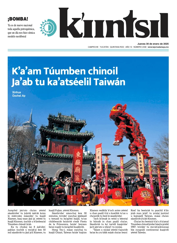 Portada de La Jornada - Kiintsil