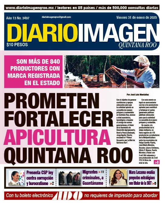 Portada de Diario Imagen Quintana Roo