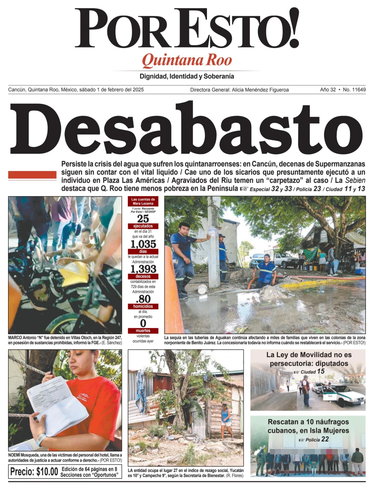 Portada de Por Esto (quintana Roo Cancun)