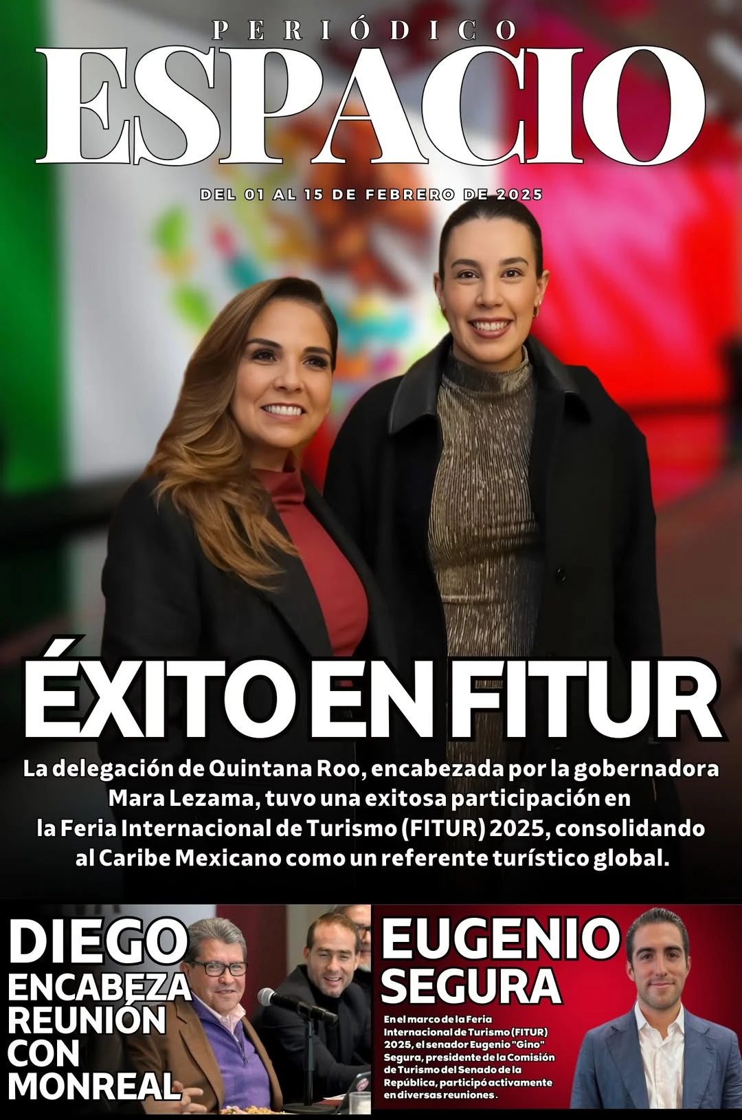 Portada de Periodico Espacio (portada) del 2025-02-01