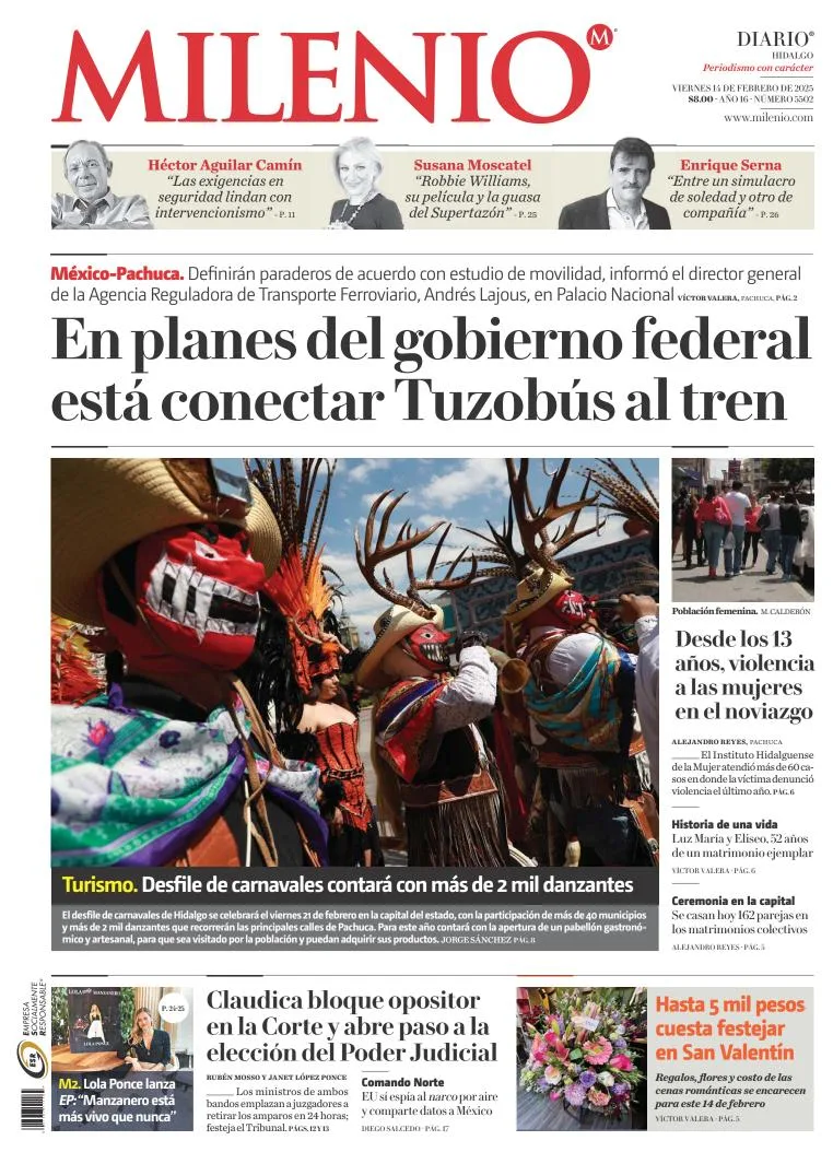 Portada de Milenio Hidalgo