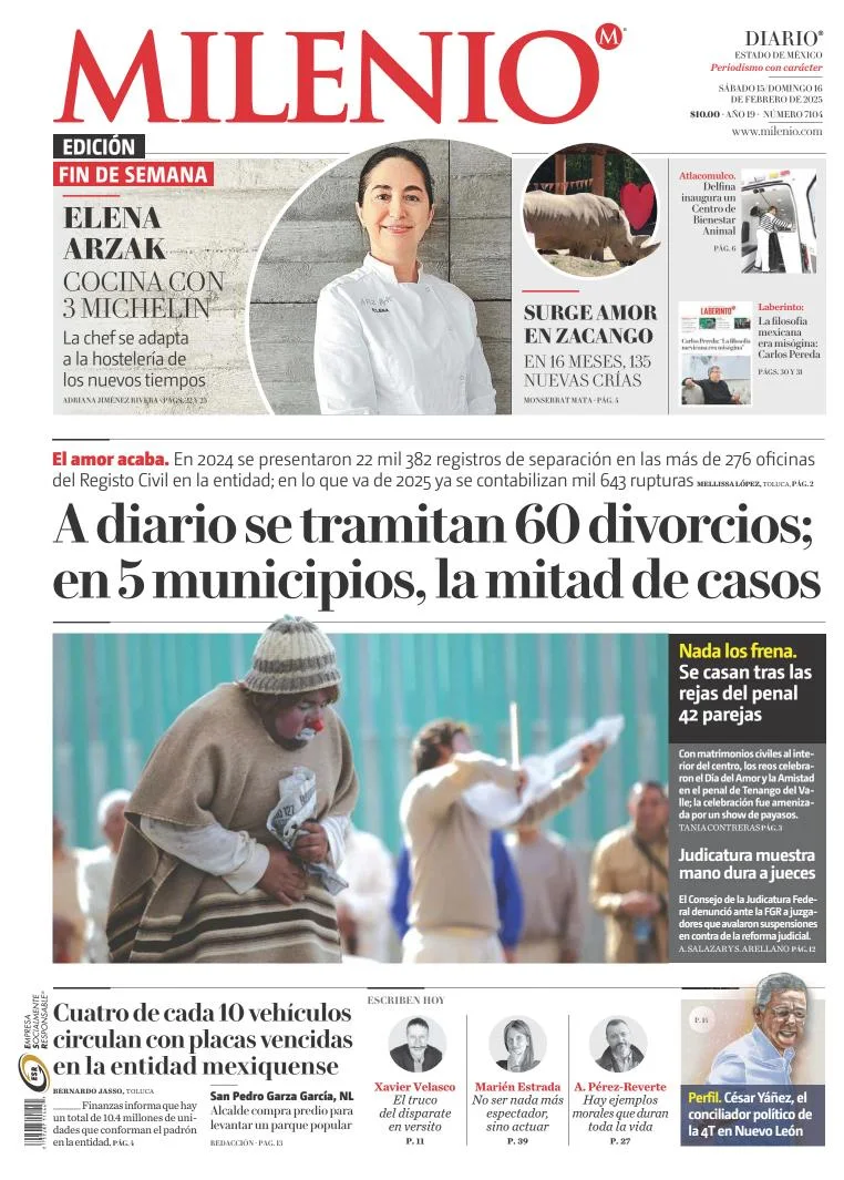 Portada de Milenio Edo de México