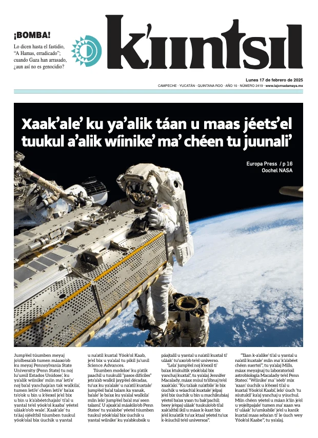 Portada de La Jornada - Kiintsil