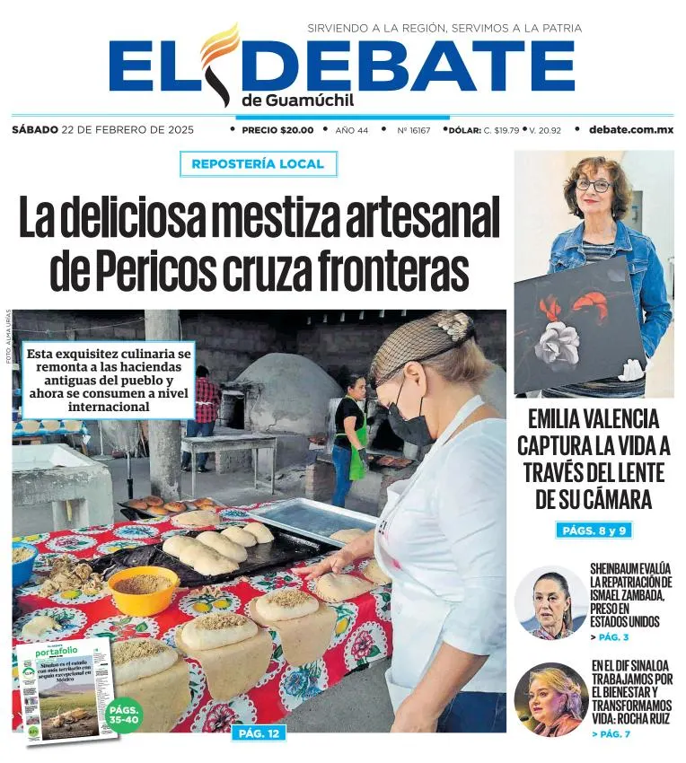 Portada de El Debate de Guamúchil