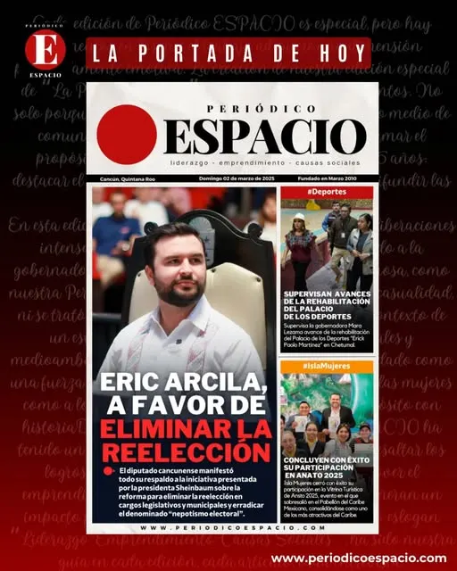 Portada de Periodico Espacio (portada) del 2025-03-02