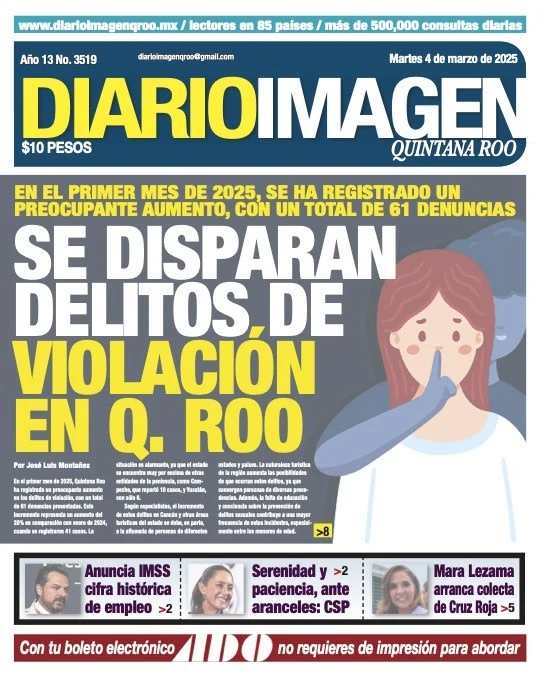 Portada de Diario Imagen Quintana Roo