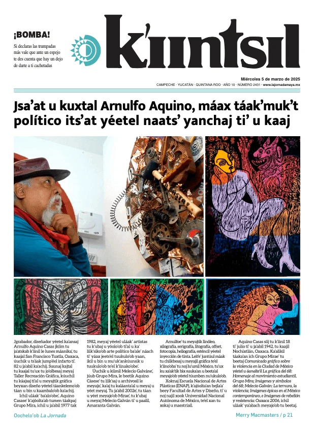 Portada de La Jornada - Kiintsil