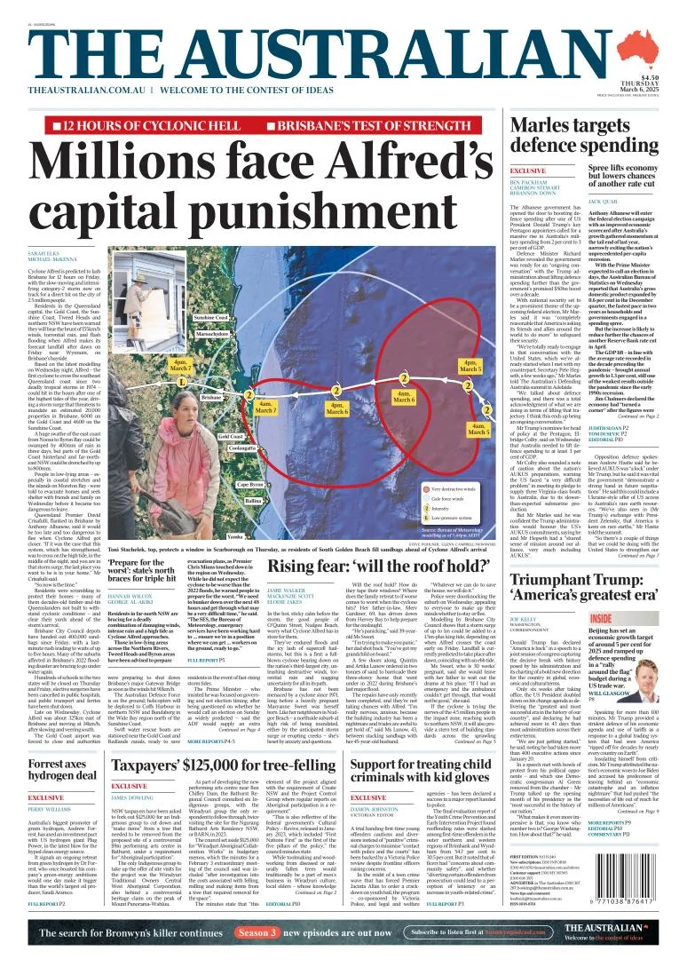 Portada de The Australian