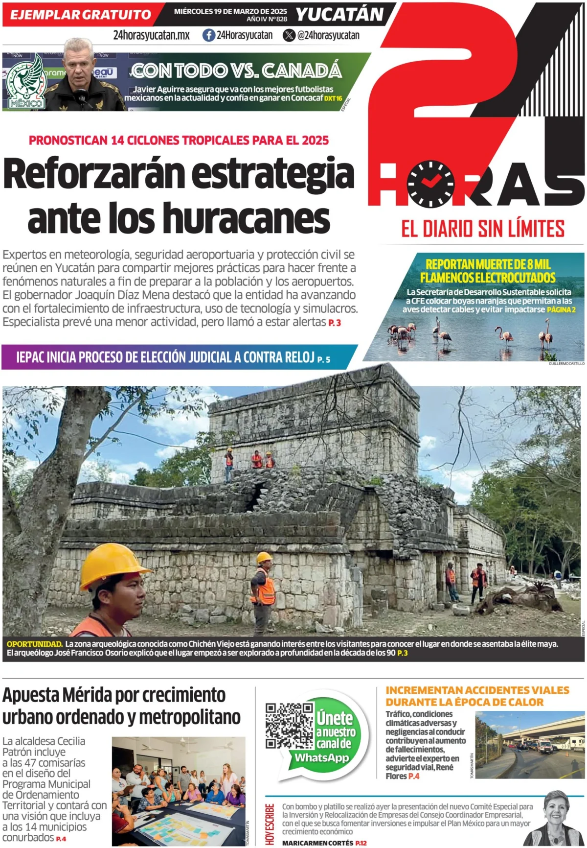 Portada de 24 Horas Yucatan