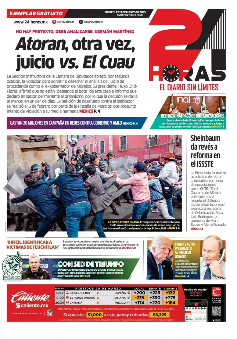 Portada de 24 Horas