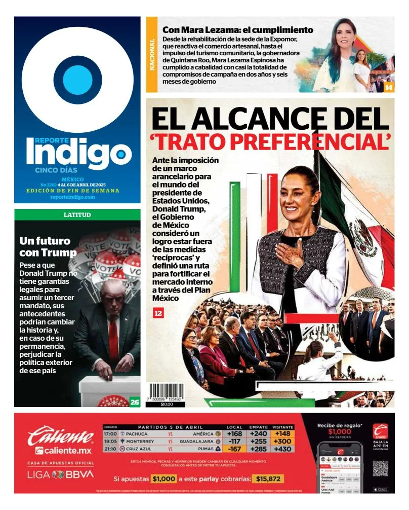 Portada de Reporte Indigo