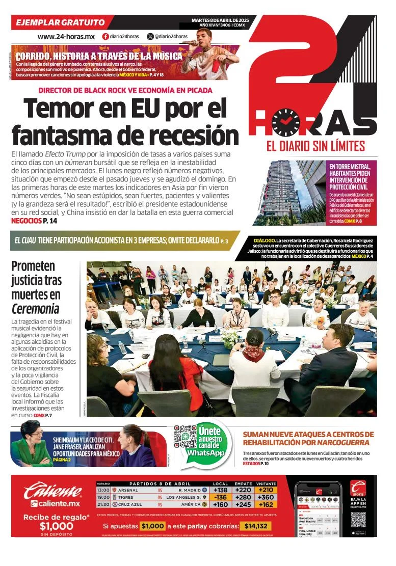 Portada de 24 Horas
