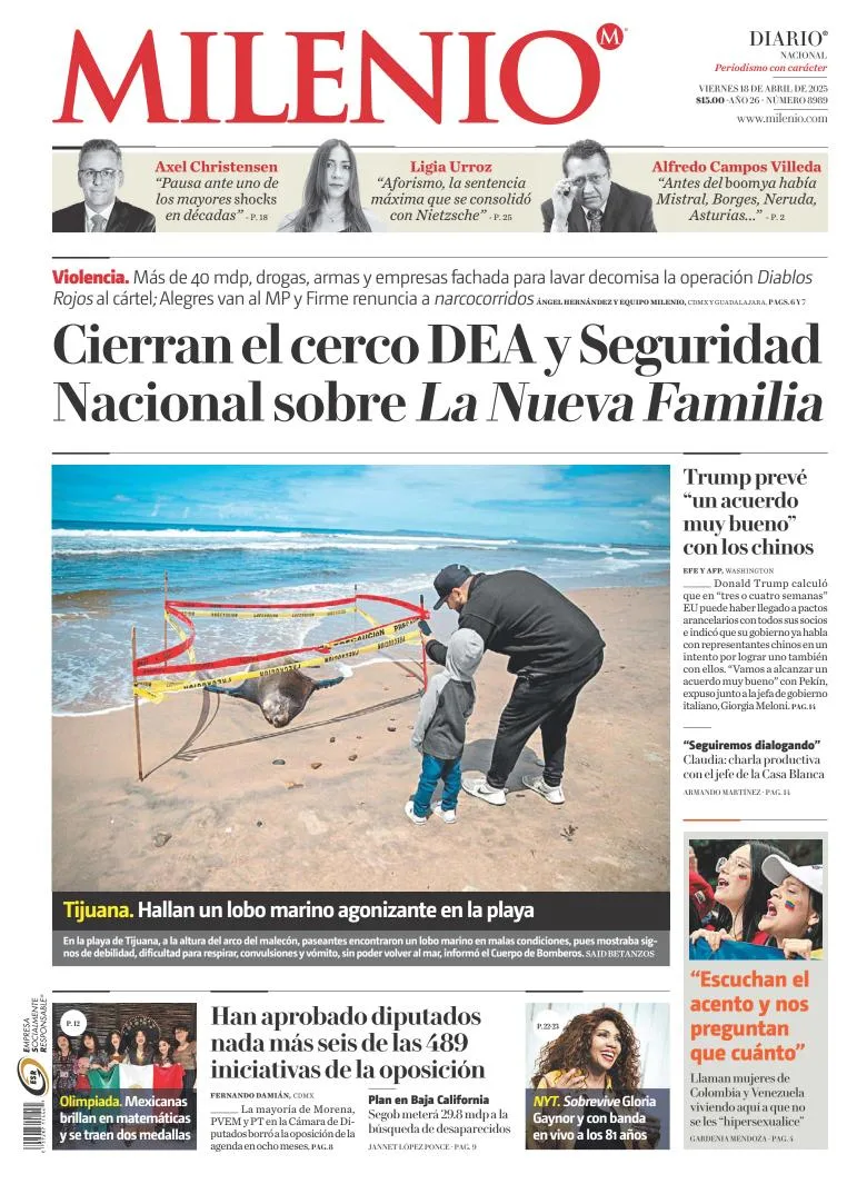Portada de Milenio