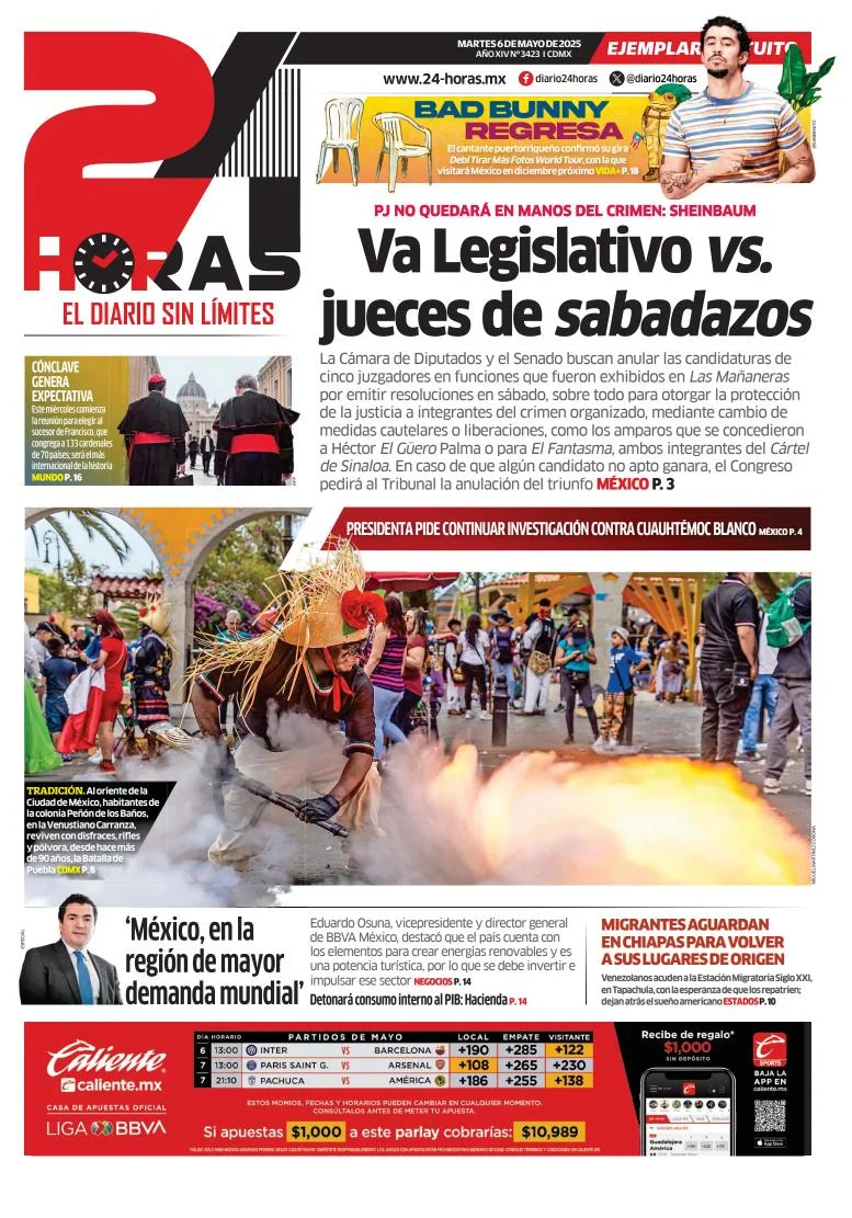 Portada de 24 Horas