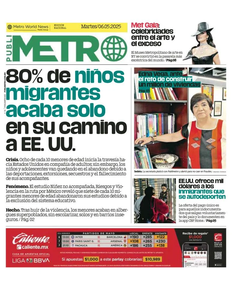 Portada de Publimetro Guadalajara del martes, 6 de mayo de 2025