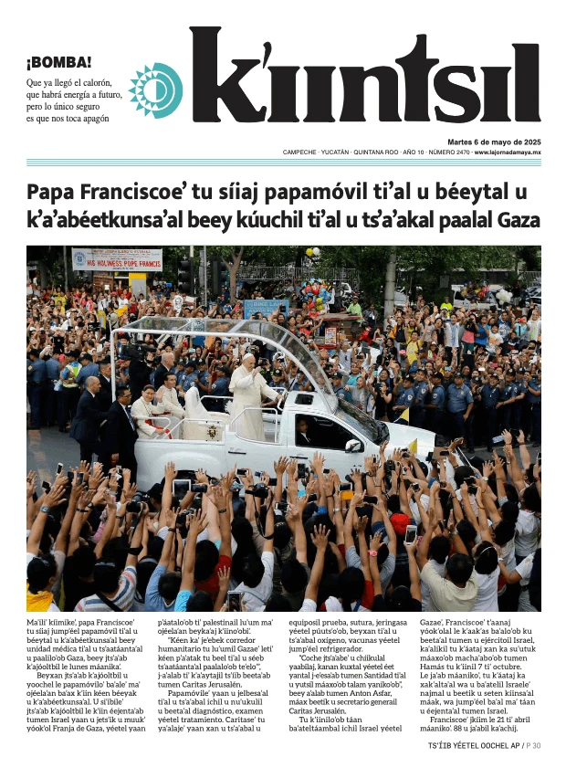 Portada de La Jornada - Kiintsil