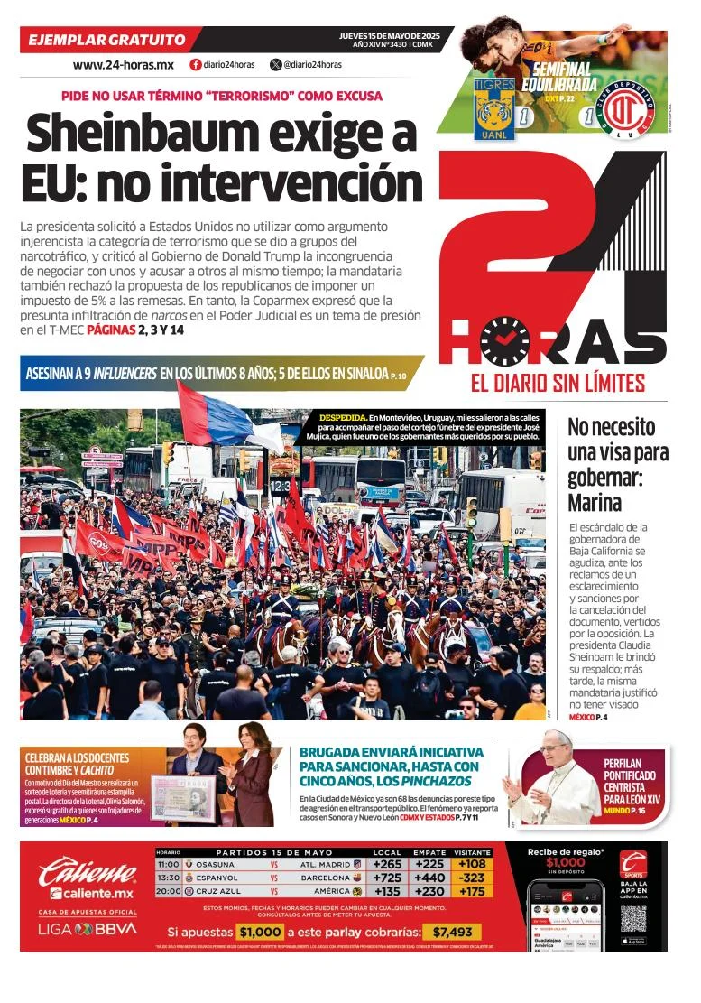 Portada de 24 Horas