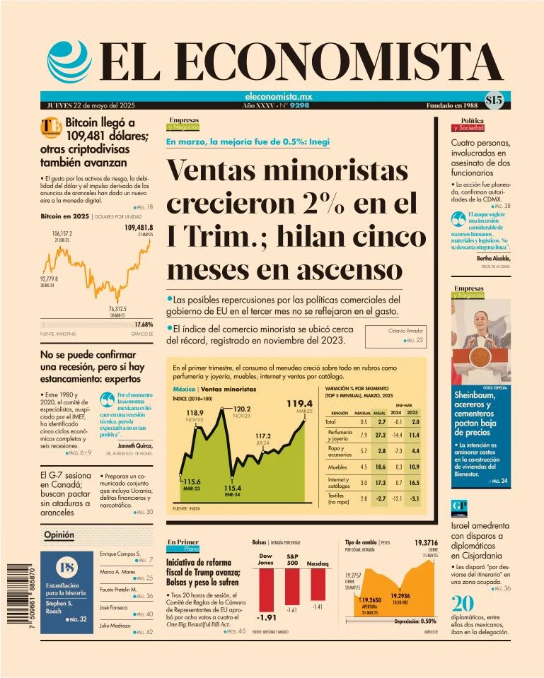 Portada de El Economista