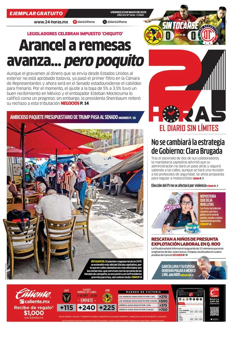 Portada de 24 Horas